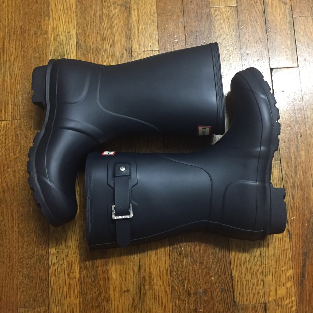 Hunter Original Short Rain Boot - Navy - Picture 3 of 7